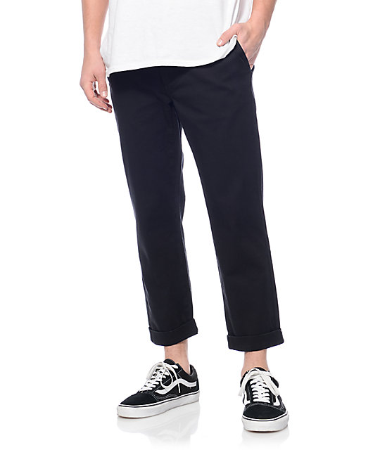 cropped chino trousers