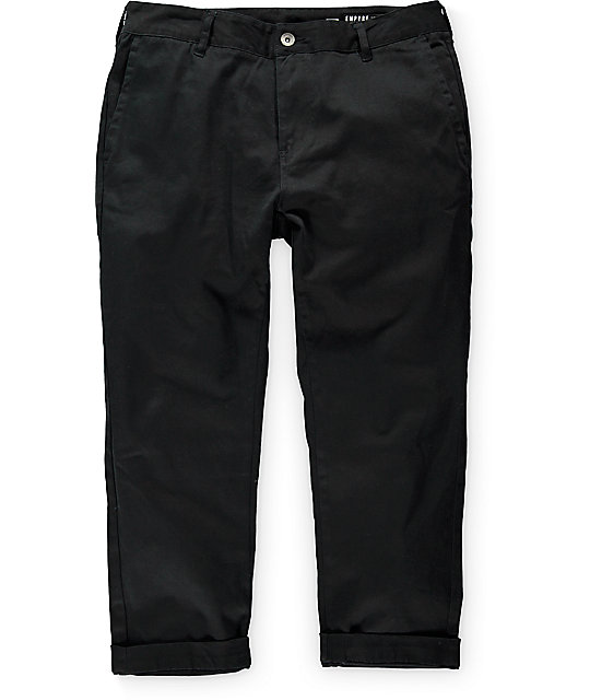 cropped chino trousers