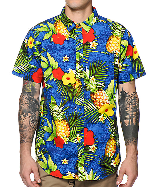 tropical button ups