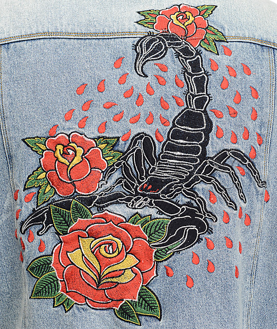Empyre Karl Embroidered Denim Jacket Zumiez