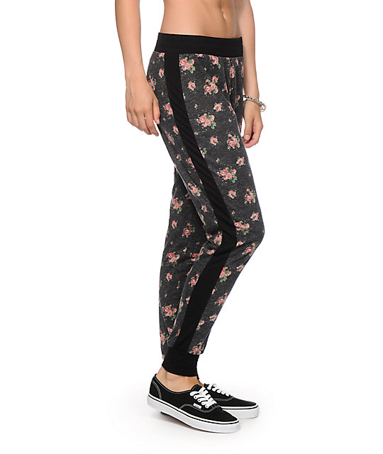 floral jogger