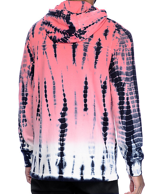 Empyre Ocean Floor Pink Tie Dye Hoodie Zumiez 