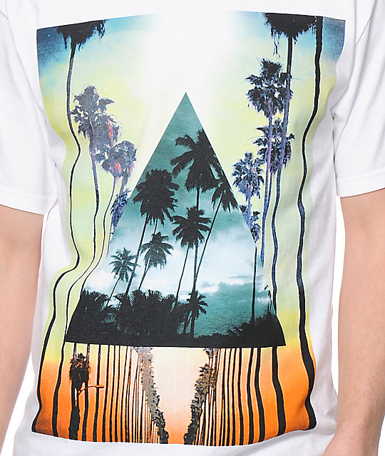 Empyre Palm Beach Drive White TShirt Zumiez