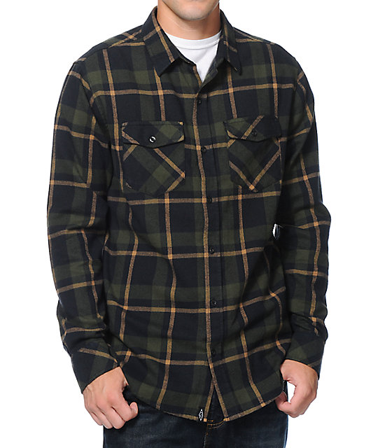 emerald green flannel shirt