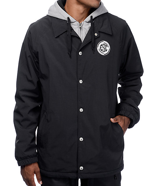 Empyre Red Express 10K Black Snowboard Jacket Zumiez