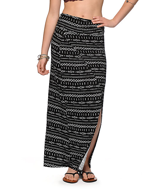 Empyre Renata Tribal Maxi Skirt Zumiez 8072