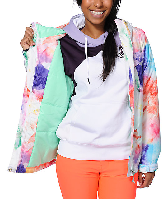 Empyre Showcase H2O White Faux Snowboard Jacket Zumiez