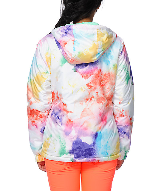 Empyre Showcase H2O White Faux Snowboard Jacket Zumiez