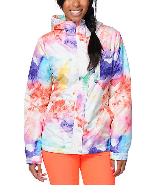 Empyre Showcase H2O White Faux Snowboard Jacket Zumiez