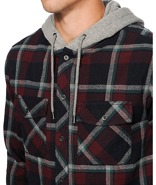Empyre Sled Hooded Flannel Zumiez