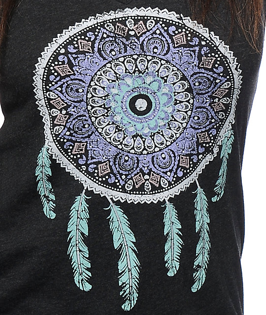 Empyre Tapestry Dreamcatcher Vneck TShirt Zumiez