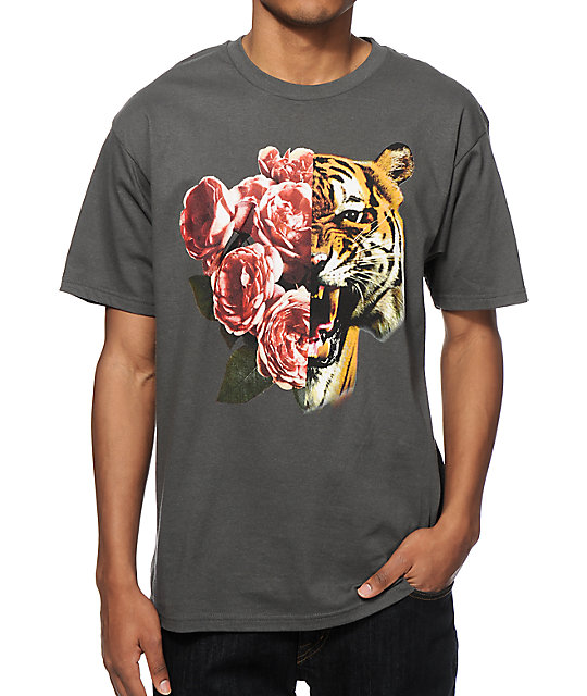 tiger rose t shirt