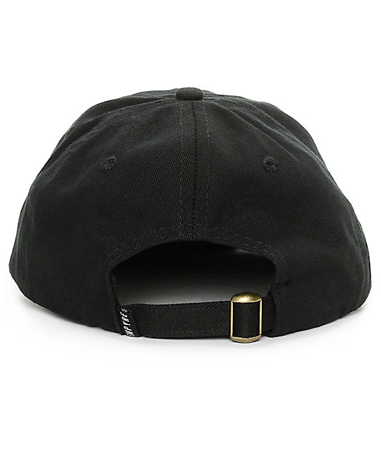 Empyre Unfollow Button Black Strapback Baseball Hat Zumiez