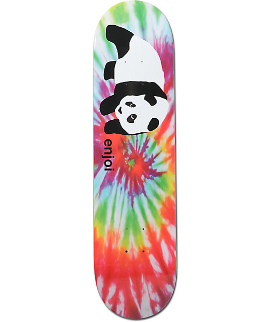 Enjoi OG Panda Tie Dye 8.0" Skateboard Deck at Zumiez : PDP