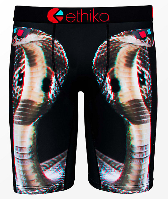 Ethika Cobra Dimension 3D Boxer Briefs Zumiez