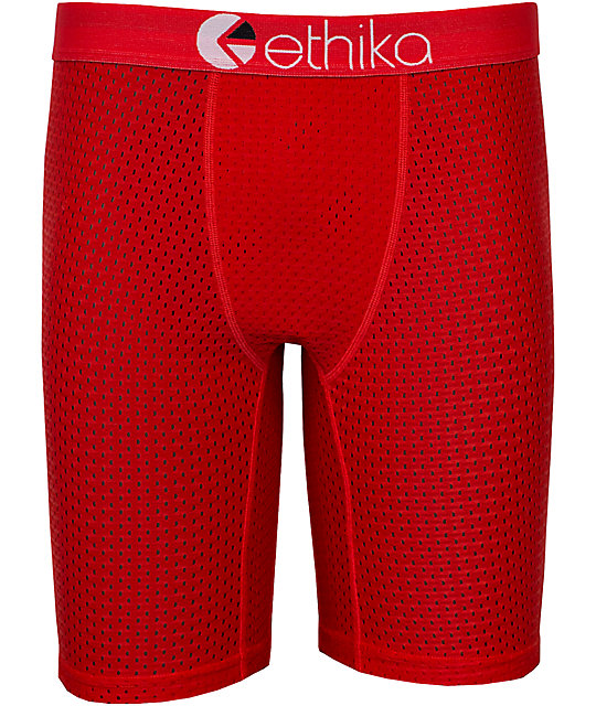 Ethika Flow Performance Red Boxer Briefs at Zumiez PDP