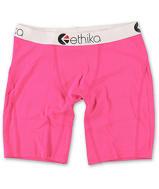 Ethika The Staple Hot Pink Boxer Briefs Zumiez