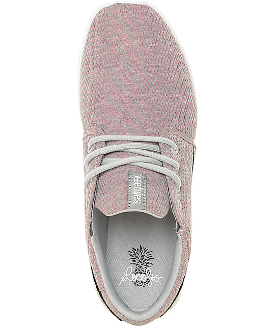 Etnies Women's Scout Coco Ho Pink, White & Grey Shoes Zumiez