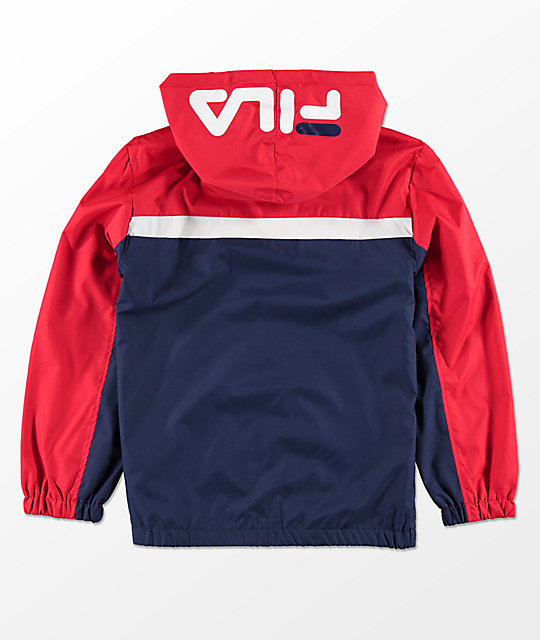 fila red white blue