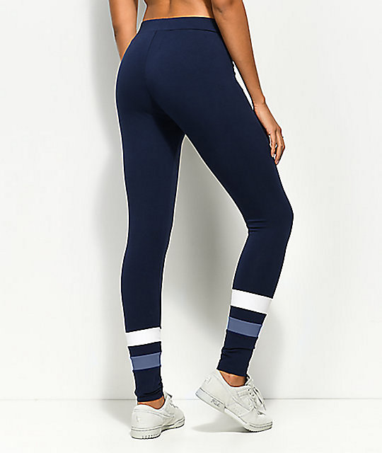 fila leggings navy