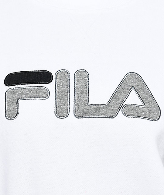 fila white sweatshirt women's