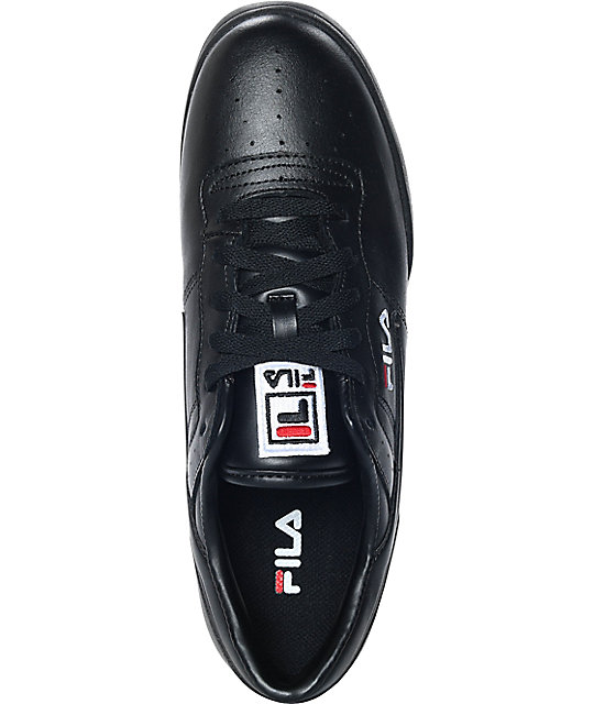 fila black and red