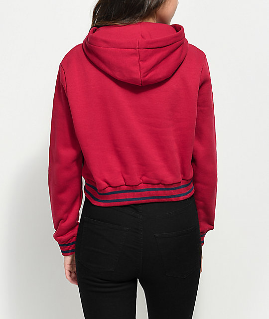 fila cropped hoodie