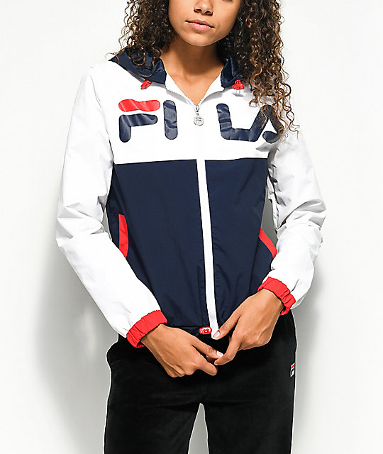 fila red white blue