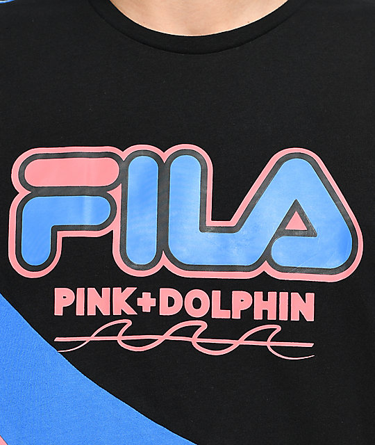 fila black and pink