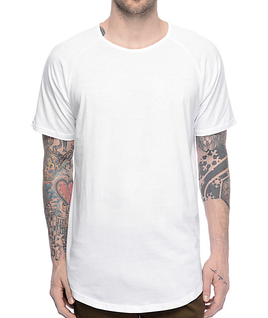 scallop hem t shirt