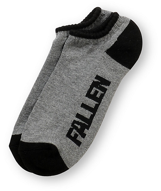Fallen Shoes Black & Grey Ankle Socks Zumiez
