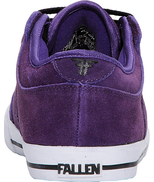 Fallen Shoes Ripper Purple & Black Skate Shoes Zumiez
