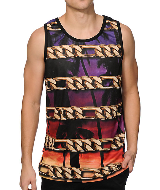 Famous Stars & Straps Chain Coast Tank Top Zumiez