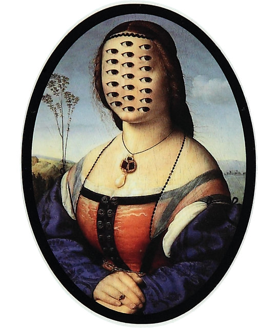 Flying Coffin 20 Eyes Sticker Zumiez