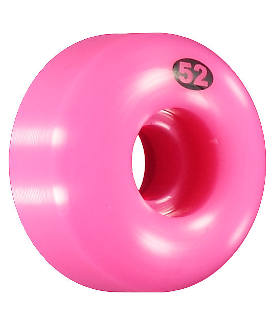 Form Solid Neon Pink 52mm Skateboard Wheels Zumiez