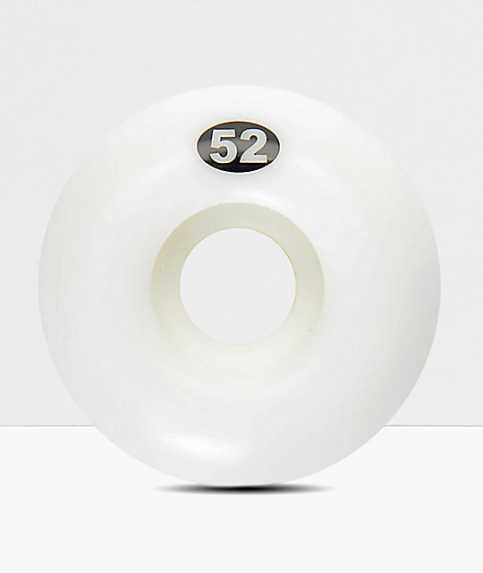 Form Solid White 52mm Skateboard Wheels Zumiez