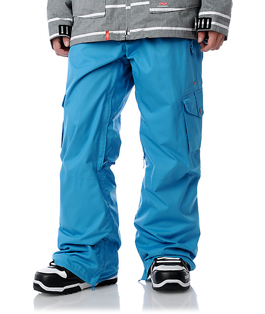 Foursquare Wong Blue Snowboard Pants Zumiez