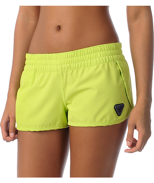 Fox Forever Lime Green Board Shorts Zumiez