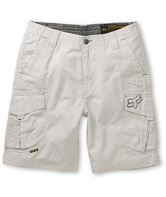 light grey cargo shorts