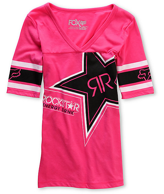 pink rockstar shirt