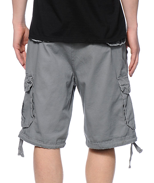 grey cargo shorts womens