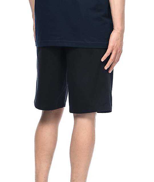 chino black shorts