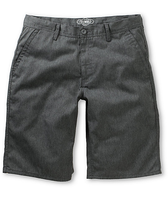 gray chino shorts