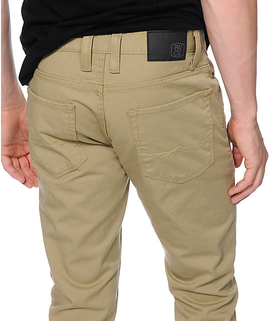 zumiez khaki joggers