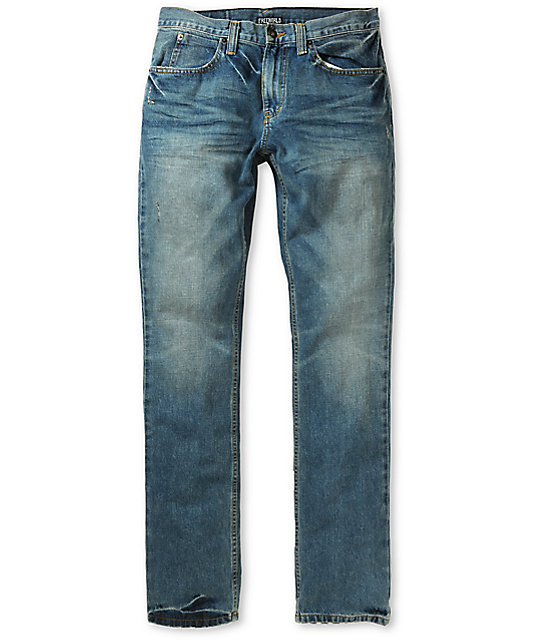 Free World Messenger Salt Wash Skinny Jeans Zumiez