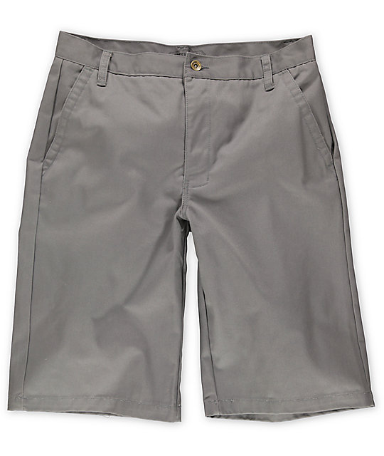 Free World Venice Grey Chino Shorts Zumiez