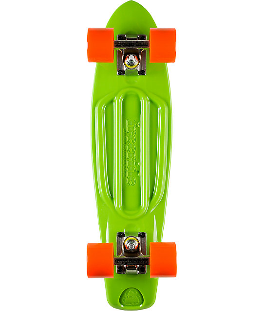 Freeride Green 22.5" Recycled Mini Complete Cruiser Skateboard Zumiez