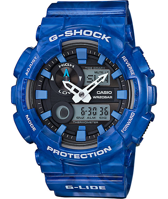 g shock price blue