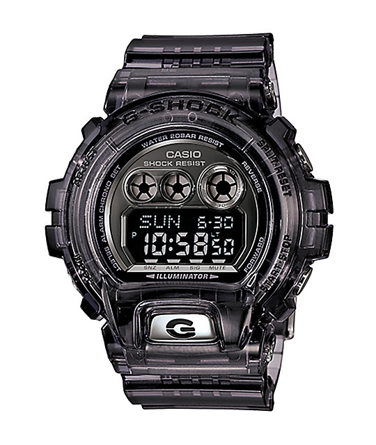 GShock GDX6900FB8B XL Crystal Grey Digital Watch Zumiez