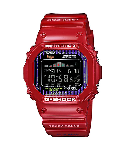 g shock g lide red